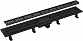 Душевой лоток AlcaPlast APZ10BLACK 650 с решеткой и опорами